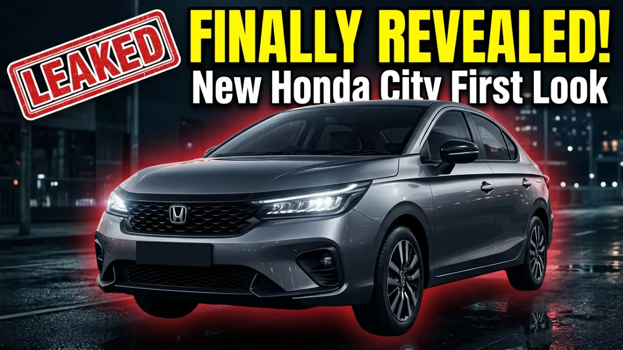 Honda City Facelift Leaked