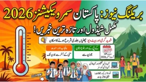 Pakistan Summer Vacations 2026