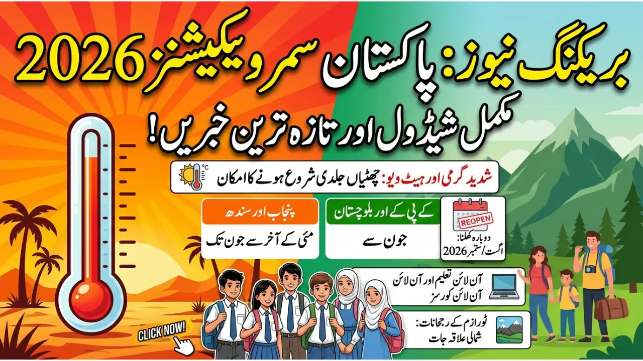 Pakistan Summer Vacations 2026