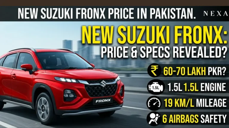 Suzuki Fronx Price in Pakistan